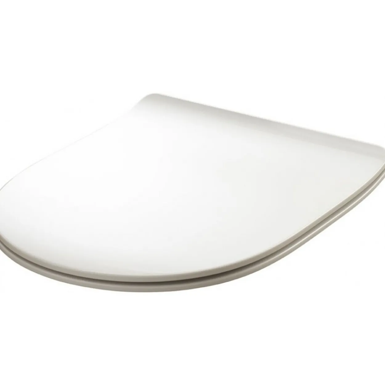 Lavabo flo/file 2.0/glomp slim toalettsete m/soft close (ray) matt hvit