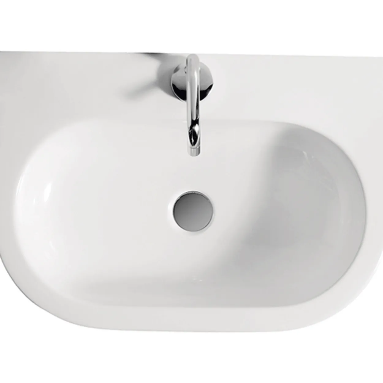 Lavabo flo 60 porselen servant hvit