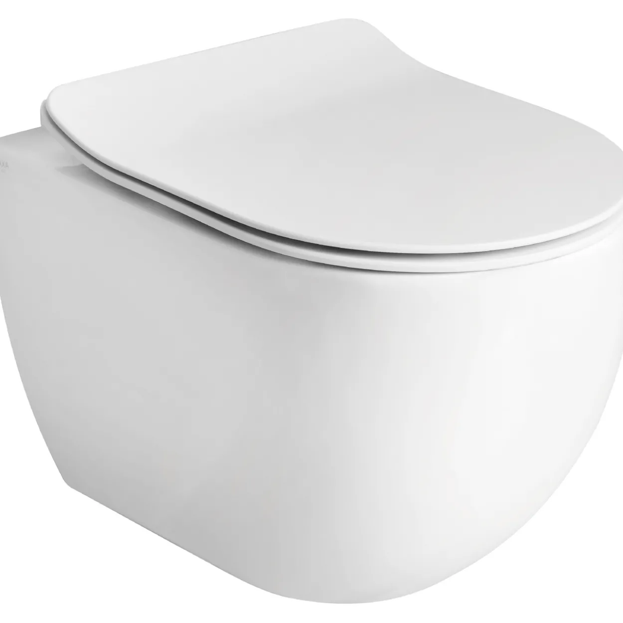 Lavabo glomp mini rimless vegghengt toalett matt hvit