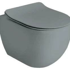 Lavabo glomp mini rimless vegghengt toalett matt grå
