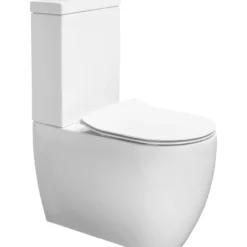Lavabo glomp rimless gulvstående toalett matt hvit