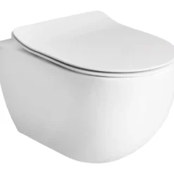 Lavabo glomp rimless vegghengt toalett matt hvit