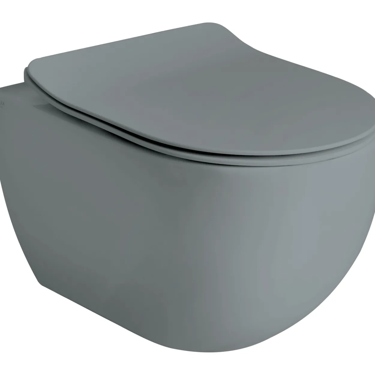 Lavabo glomp rimless vegghengt toalett matt grå