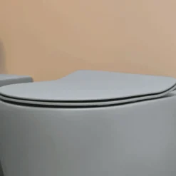 Lavabo glomp slim toalettsete m/soft close matt grå