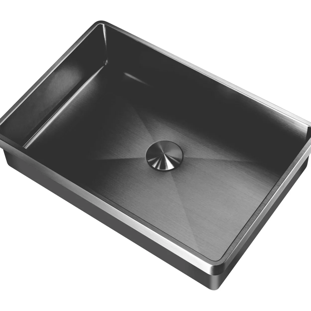 Lavabo high servant m/bunnventil pvd shadow