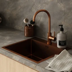 Lavabo kubus 540 soft kjøkkenvask pvd kobber