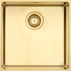 Lavabo kubus 400 soft kjøkkenvask pvd messing