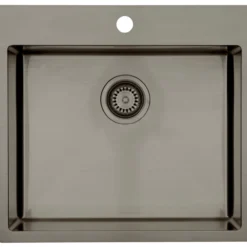 Lavabo kubus 540 soft kjøkkenvask pvd gunmetal