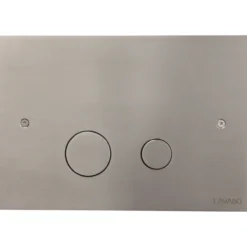 Lavabo luna trykkplate t/innbygningssisterne børstet rustfritt stål