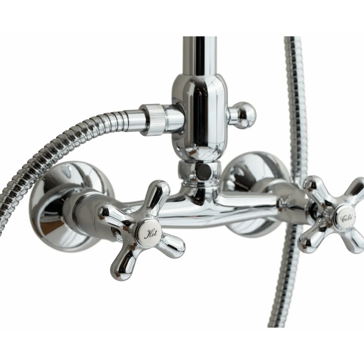 Lavabo retro komplett to-greps dusjsett krom