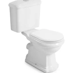 Lavabo retro monoblocco toalett m/p-lås hvit
