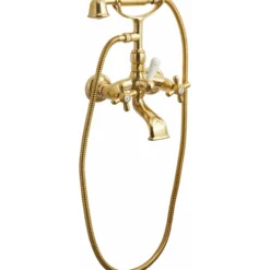 Lavabo retro to-greps badekararmatur massiv messing