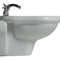 Lavabo retro vegghengt bidét hvit