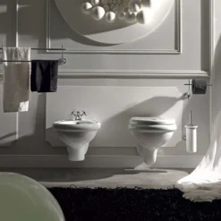 Lavabo retro vegghengt bidét hvit