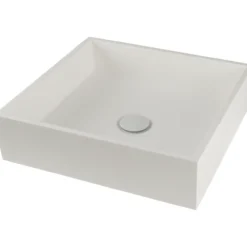 Lavabo solid surface 40 servant hvit