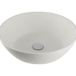 Lavabo solid surface ø45 servant hvit