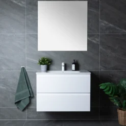 Lind bellevue 80 hvit servantskap