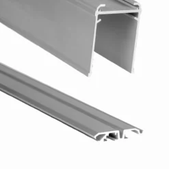Lind budget gulv/takskinne ekstra spor 245 cm aluminium