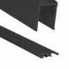 Lind budget gulv/takskinne ekstra spor 245 cm sort