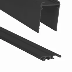 Lind budget gulv/takskinne ekstra spor 245 cm sort