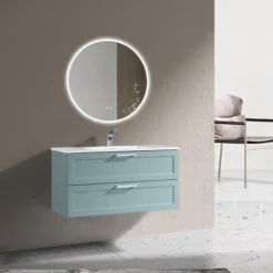 Lind comfort 100 baderomsmøbel light blue