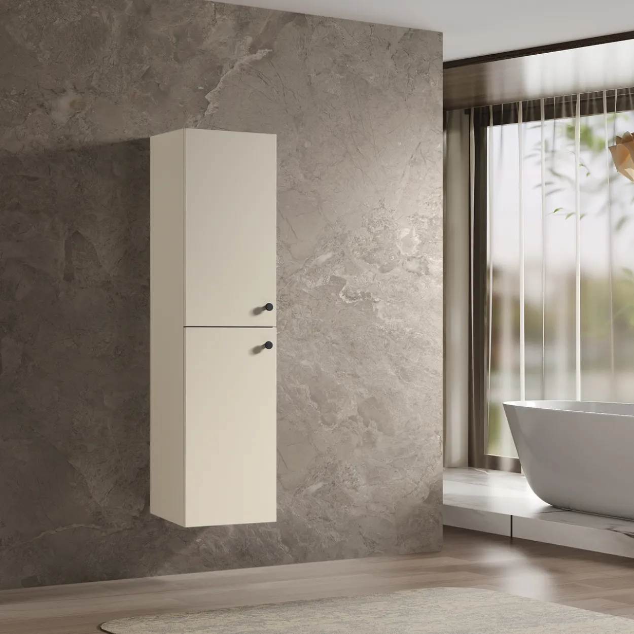 Lind crema høyskap venstre 40 beige