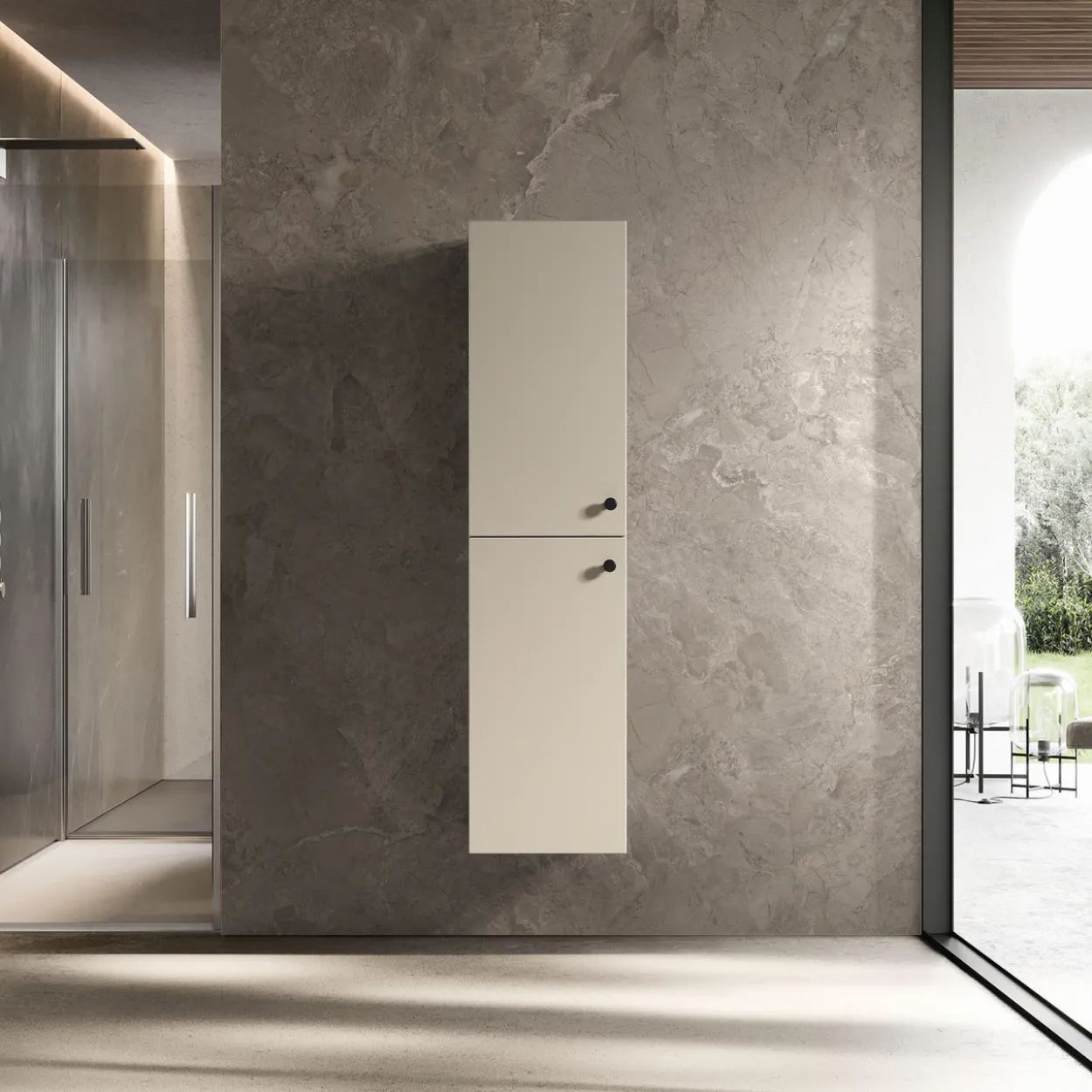 Lind crema høyskap venstre 40 beige