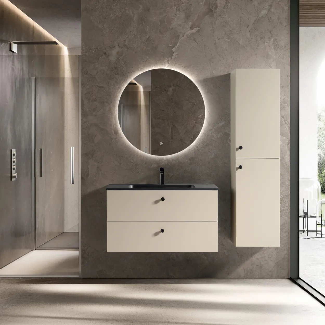 Lind crema 100 servantskap beige