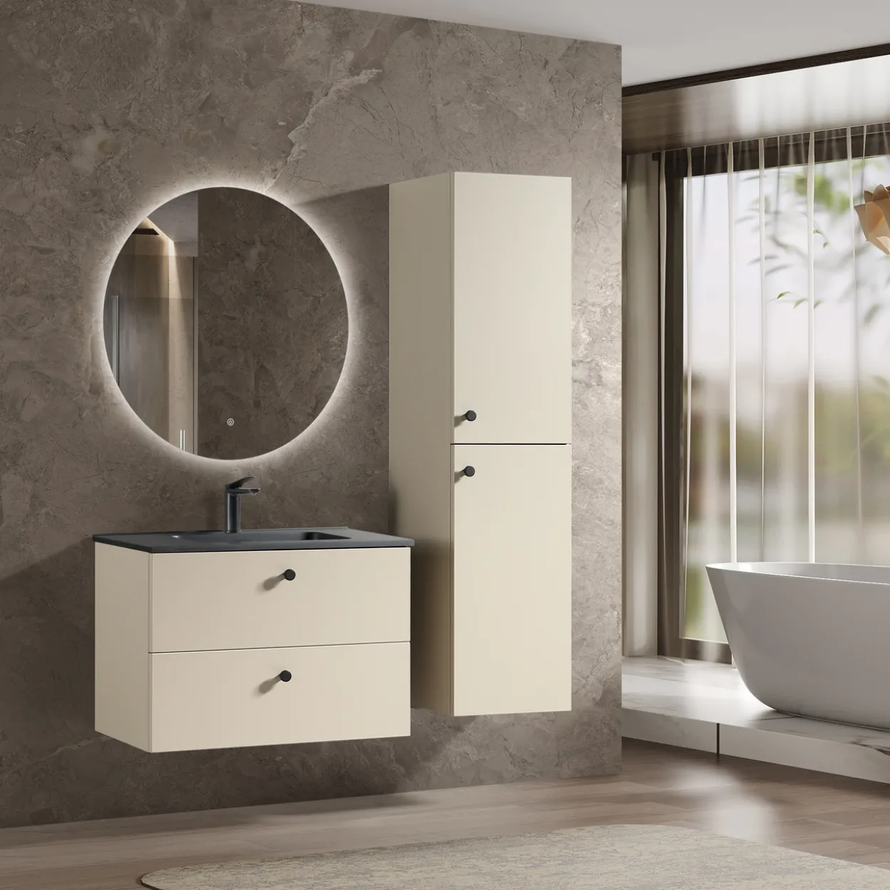 Lind crema 100 servantskap beige