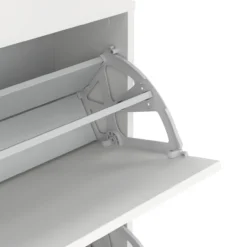 Lind fiora skoskap hvit 2 dører 70x24x85