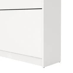 Lind fiora skoskap hvit 3 dører 70x24x124