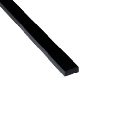 Lind gulvlist folie sort til spiler 12x40x2390mm