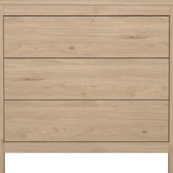 Lind leona kommode eik 3 skuffer 80x38x82