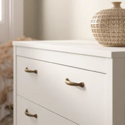 Lind leona kommode hvit 3 skuffer 80x38x82