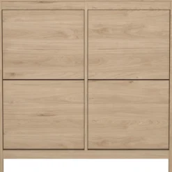 Lind leona skoskap eik 4 dører 103x25x103