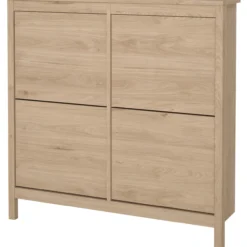 Lind leona skoskap eik 4 dører 103x25x103