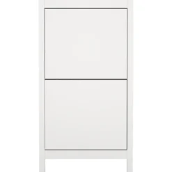 Lind leona skoskap hvit 2 dører 54x25x103