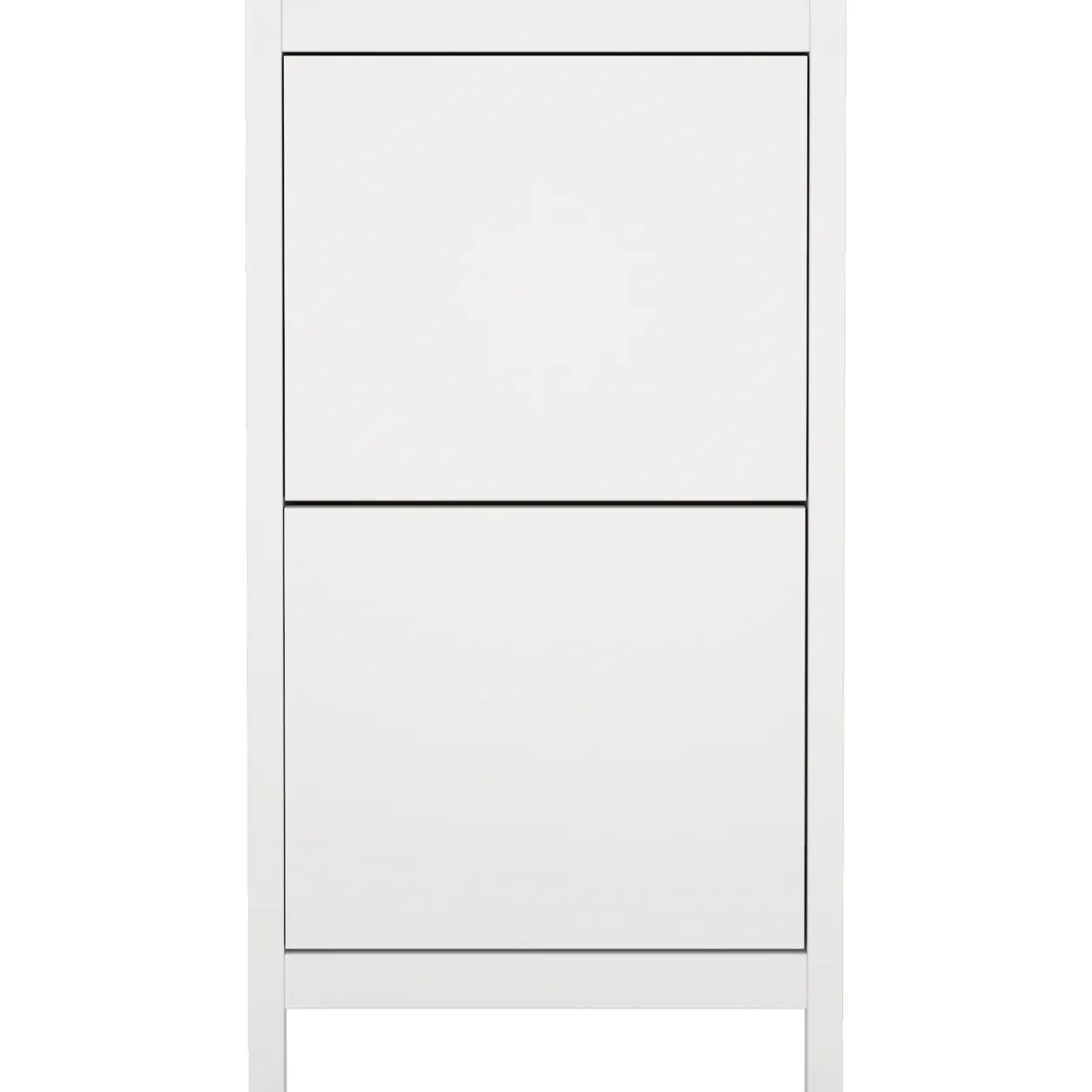 Lind leona skoskap hvit 2 dører 54x25x103