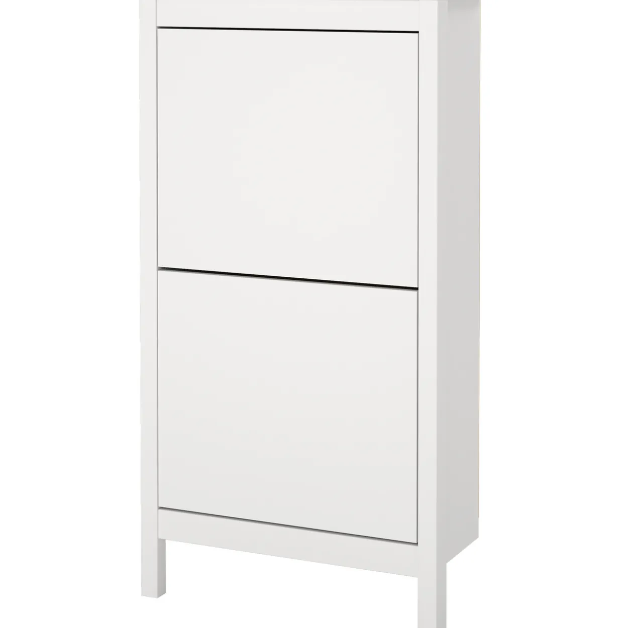 Lind leona skoskap hvit 2 dører 54x25x103