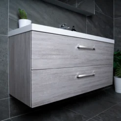 Lind luxury 120 grå enkel servantskap