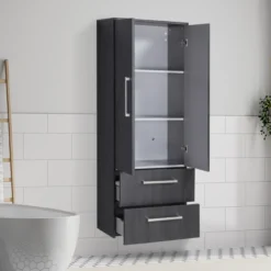 Lind luxury høyskap dobbel sort