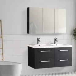 Lind luxury 120 sort dobbel servantskap