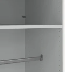 Lind nest garderobeskap 50x220x60cm hvit uten dør