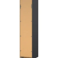 Lind nest garderobeskap 50x220x60cm antrasitt grå uten dør