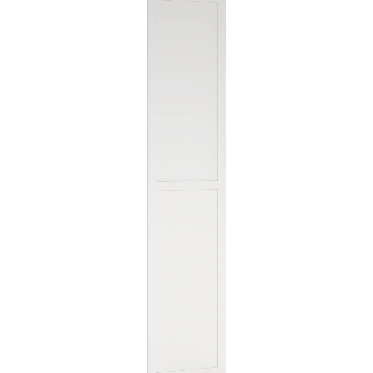 Lind nest garderobeskap 150x220x60cm hvit med ramme