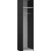 Lind nest garderobeskap 50x220x60cm sort