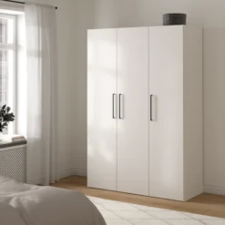 Lind nest garderobeskap 150x220x60cm hvit