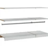 Lind nest garderobeskap 150x220x60cm sort