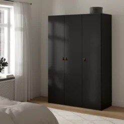 Lind nest garderobeskap 150x220x60cm sort