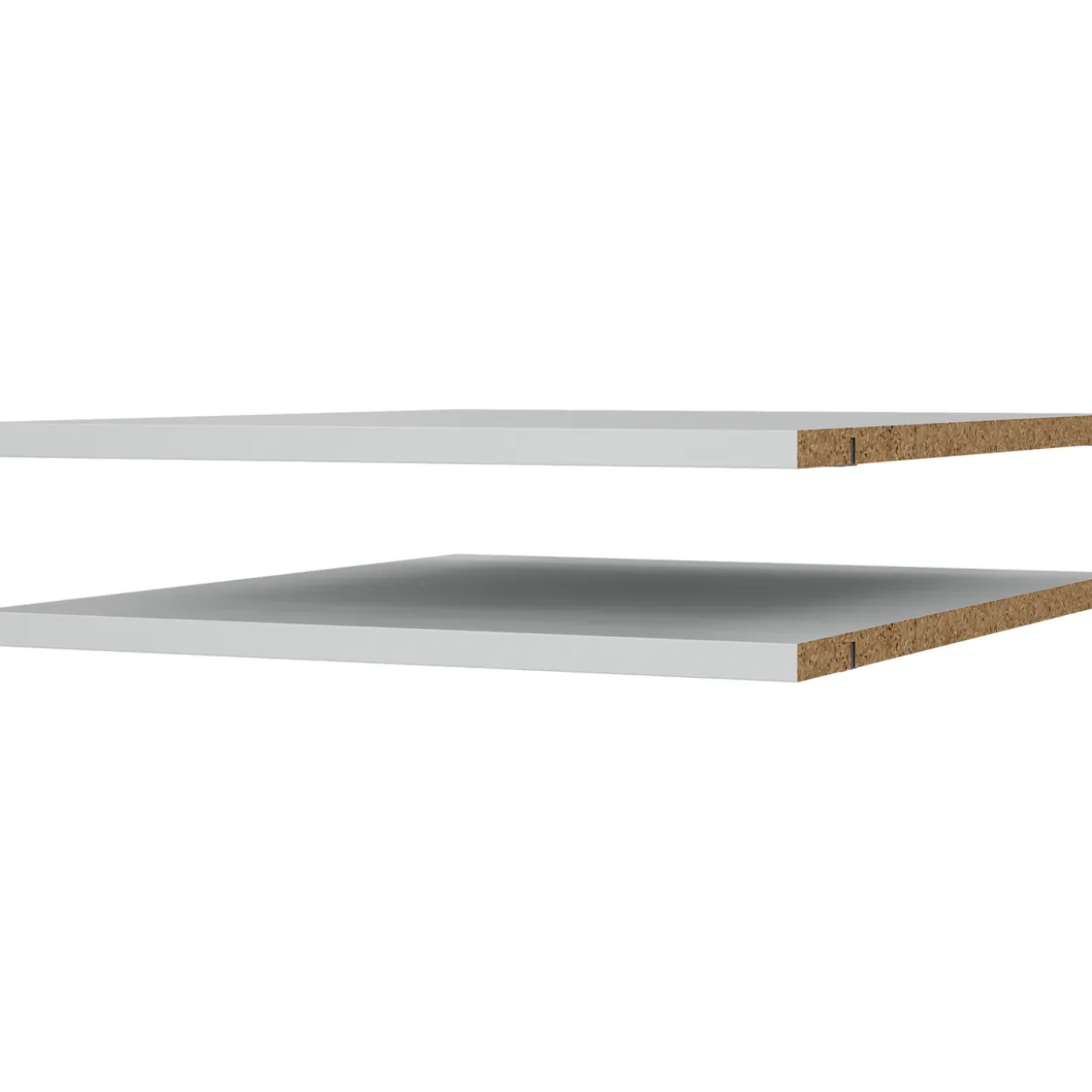 Lind nest hylle lys grå 2x50